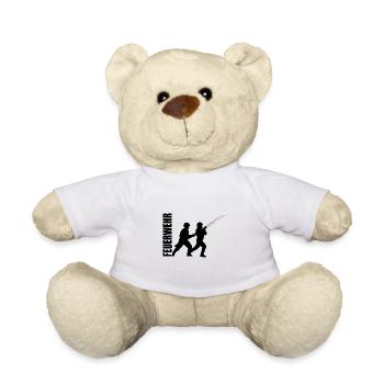 Feuerwehr - Teddy - Weiß - Vorne