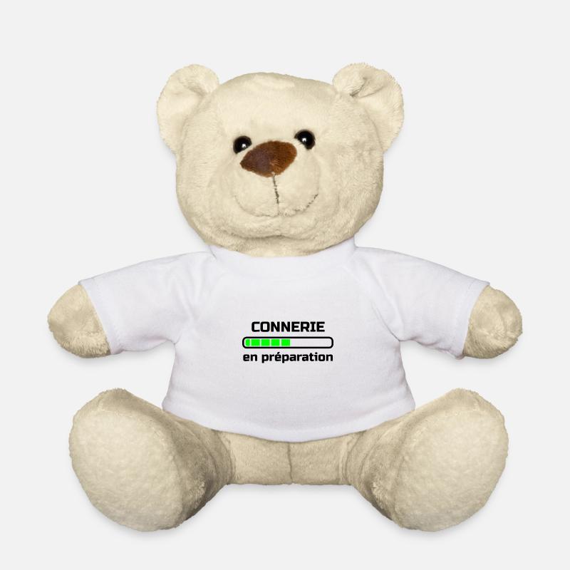 connerie en préparation humour - Nounours - blanc