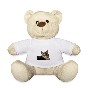 Cat Kitten - Teddy Bear - white - Front