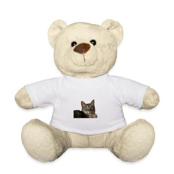 Cat Kitten - Teddy Bear - white - Front