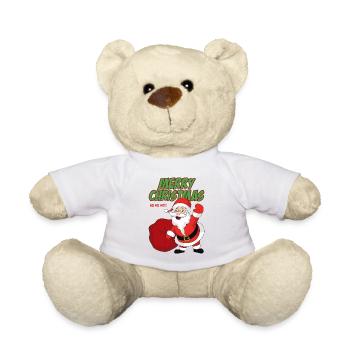 Santa Claus Christmas Santa - Teddy Bear - white - Front