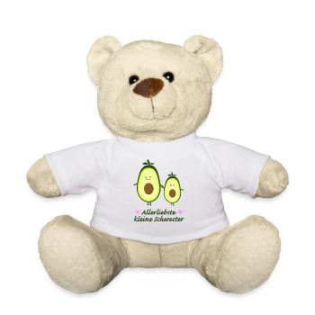 Allerliebste kleine Schwester - Teddy - Weiß - Vorne