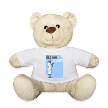Infirmière médecin assistante médicale - Nounours - blanc - Devant