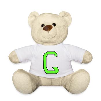 C - Just a letter! - by YoshiArt - Teddy Bear - white - Front