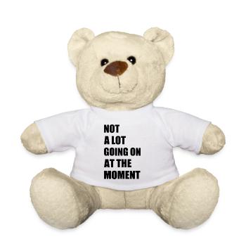 Not a lot going at the moment - Teddy Bear - white - Front