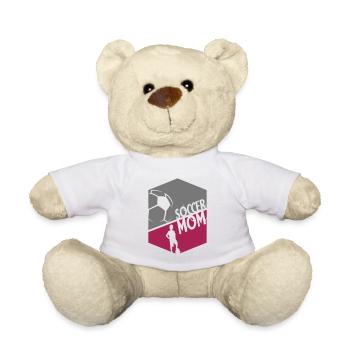 Soccer Mom - Teddy Bear - white - Front