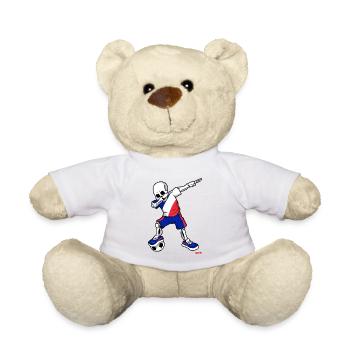 Football Dab Skelett France HARIZ Football Dab - Nounours - blanc - Devant