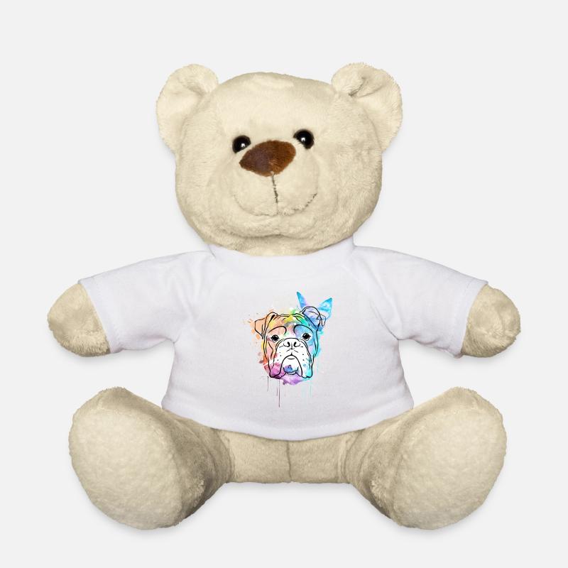 Bulldogge - Teddy - Weiß