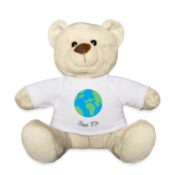 Save Me - Planète Terre - Nounours - blanc - Devant