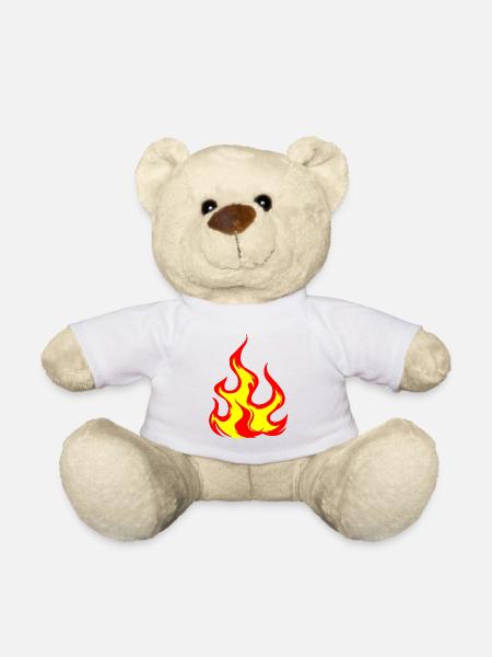 Feuer - Teddy - Weiß