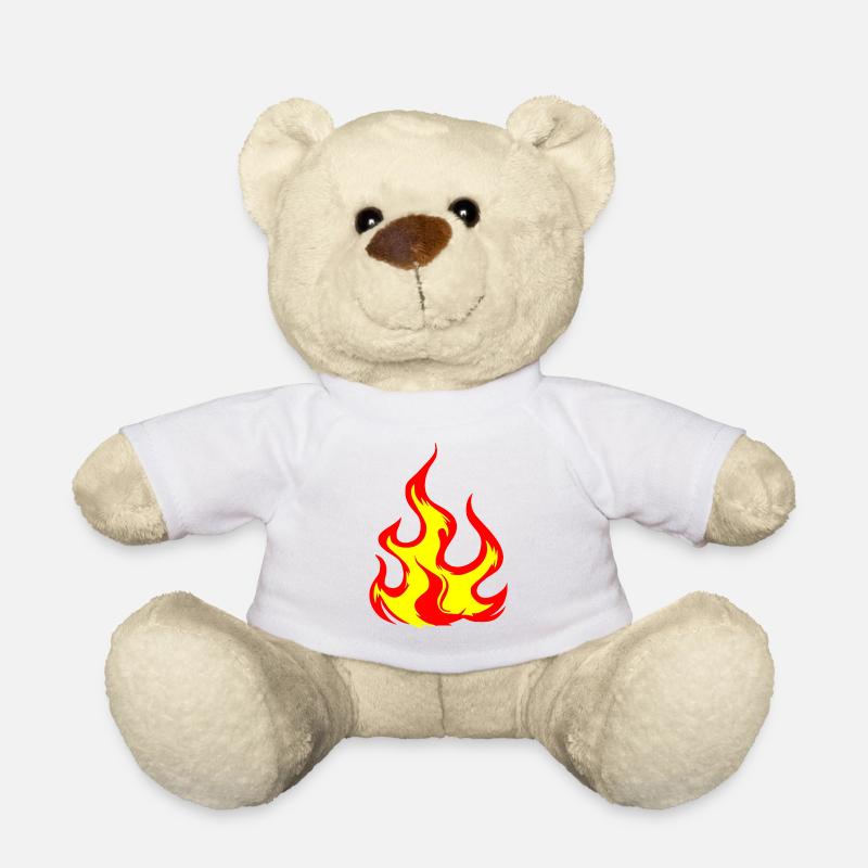 Feuer - Teddy - Weiß