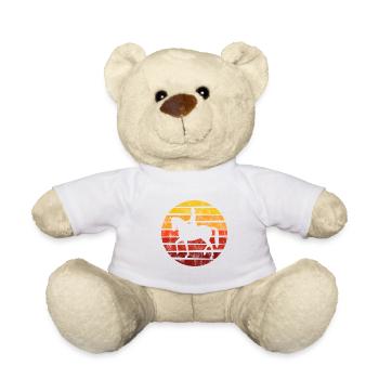 Dressur Dressurreiten Dressurreiter Reiten Pferd - Teddy - Weiß - Vorne