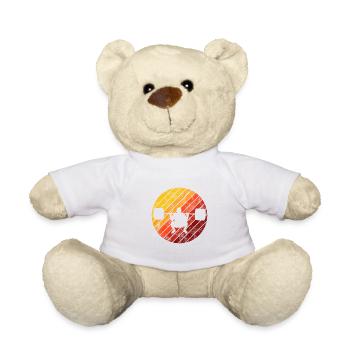 Musculation Bodybuilder GYM Fitnessstudio Retro - Nounours - blanc - Devant