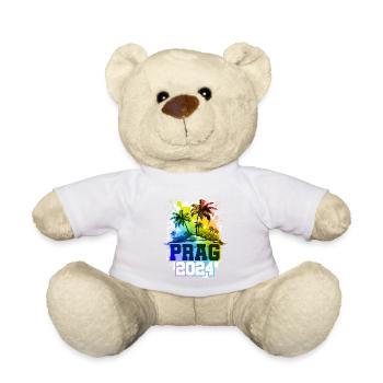 Prag 2024 Urlaub Palmen Bunt - Teddy - Weiß - Vorne