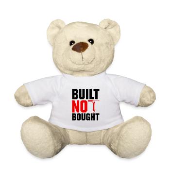 Built Not Bought Car Mechanic Automobile Repair Ca - Teddy Bear - white - Front