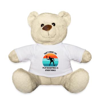 Racqueetball - Nounours - blanc - Devant