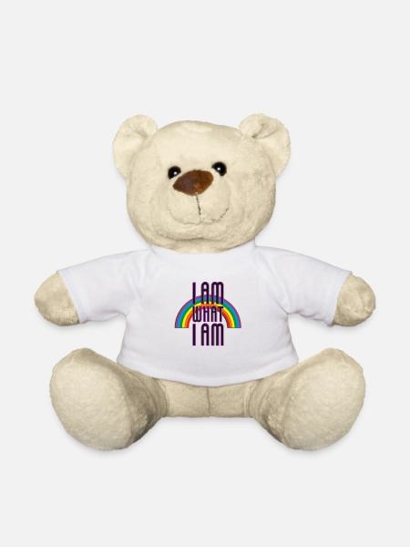I AM WHAT I AM - RAINBOW - Teddy - Weiß