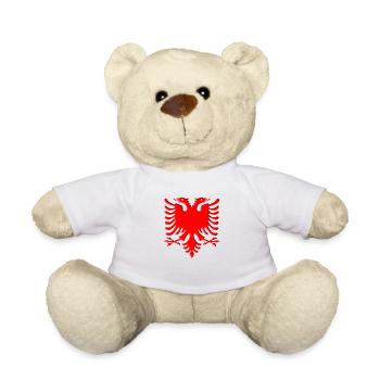 red 3d Albania - Shqiperia - Teddy - Weiß - Vorne