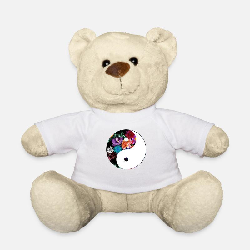 Natural yin-yang - Teddy Bear - white