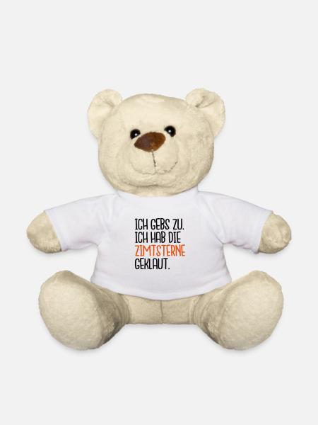 Zimtsterne geklaut - Teddy - Weiß