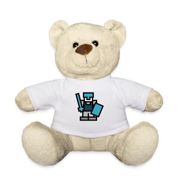 army soldier soldat knight world war weltkrieg70 - Teddy - Weiß - Vorne
