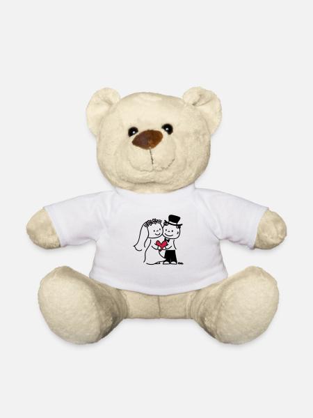 Brautpaar (c) - Teddy Bear - white