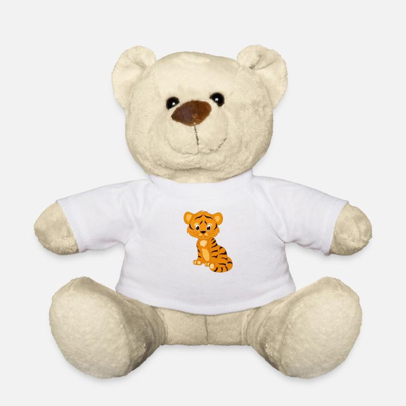 Baby Tiger Kinder - Teddy - Weiß