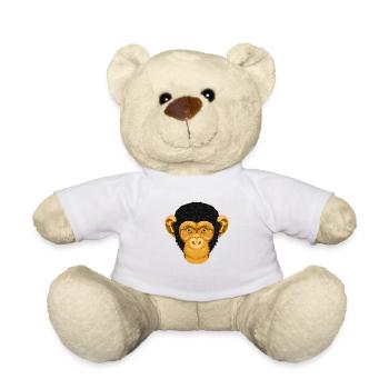 Monkey / Affe - Teddy - Weiß - Vorne