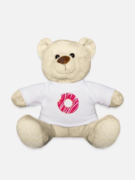 Donat anniversaire Noël Nicolas cadeau - Nounours - blanc