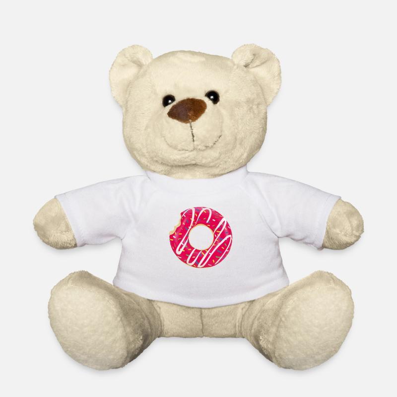 Donat anniversaire Noël Nicolas cadeau - Nounours - blanc