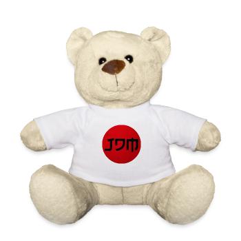 JDM Japan Tokyo Rote Sonne - Teddy - Weiß - Vorne