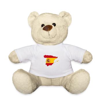 Spanien Espana Spain Shirt - Teddy - Weiß - Vorne