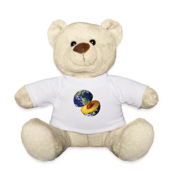 Die Pfirsich-Erde ! - Teddy - Weiß - Vorne