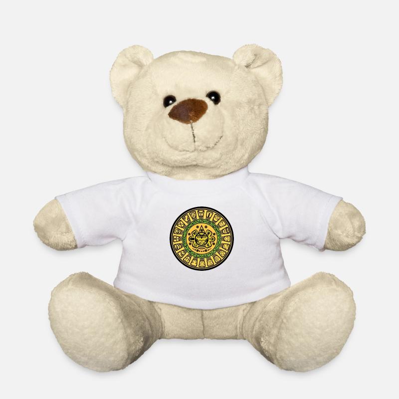 maya kalender - Teddy - Weiß
