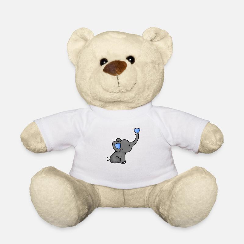 Baby Elefant - Teddy - Weiß