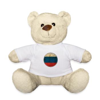 Russland Moskau - Teddy - Weiß - Vorne