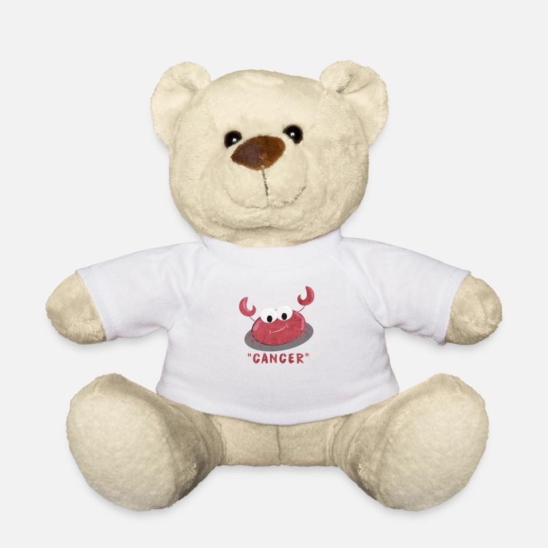 Sternzeichen Krebs - Teddy - Weiß