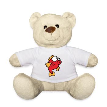 Pêcheurs de poisson de pêche pêcheur de pêche - Nounours - blanc - Devant