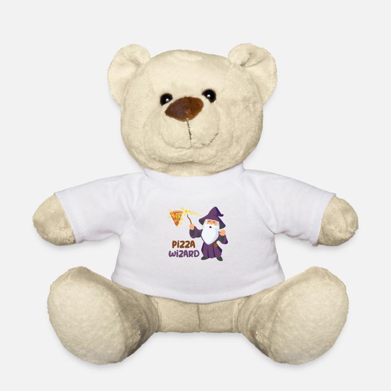 PIZZA WIZARD - Nounours - blanc