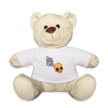 Day of the dead - Teddy Bear - white - Front