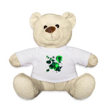gxp psychedelische Farbe Verlaufsmuster WF gruen - Teddy - Weiß - Vorne