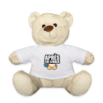 Apres Ski Lehrer Coach Ski fahren Winter Pistepng - Teddy - Weiß - Vorne