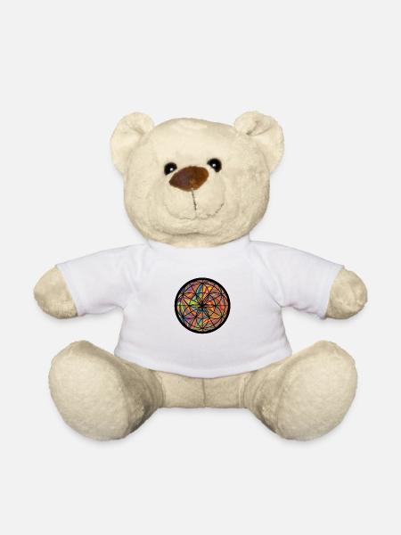 Fleur de vie - Nounours - blanc