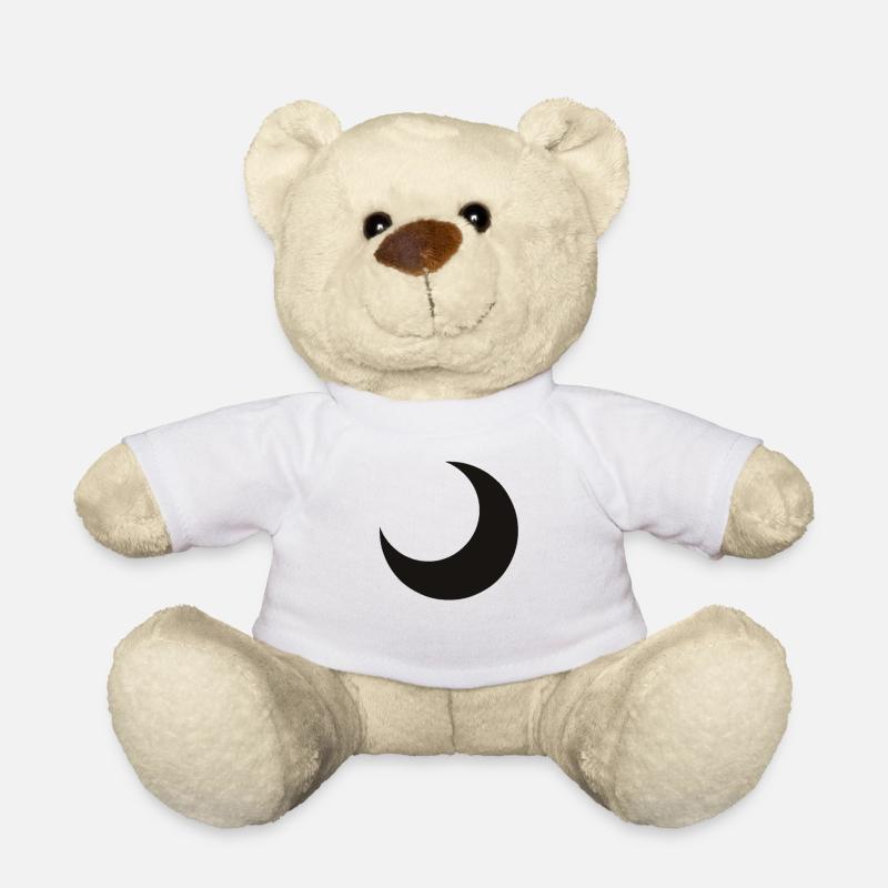 Moon - Teddy Bear - white