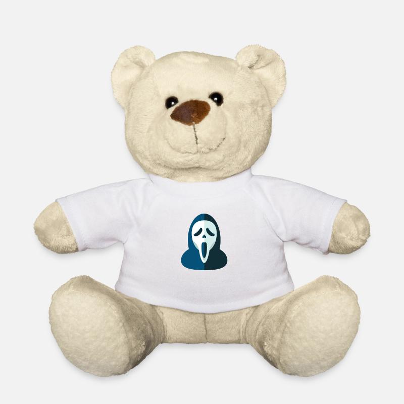 masque de cri - Nounours - blanc