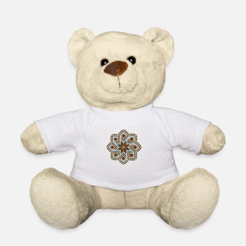 Mosaïque - Nounours - blanc