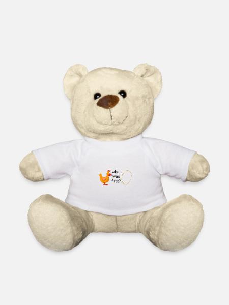 Hen or egg - Teddy Bear - white
