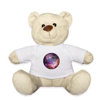 Galaxy - Space - Stars - Cosmic - Art - Universe T - Teddy - Weiß - Vorne