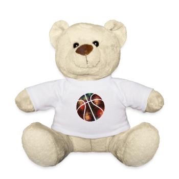 basketball galaxy - Teddy Bear - white - Front