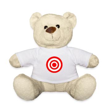 Cible - Nounours - blanc - Devant